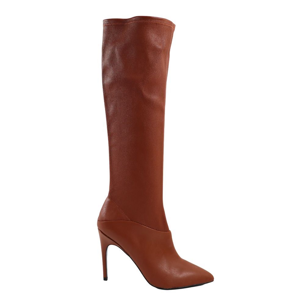 🔥REISS Carina Knee High Pointed Toe Leather Boots, Tan 8US/39EU MSRP$575🔥
